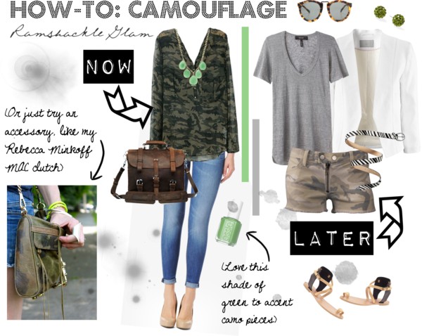 How To Pull Off Camouflage Outfit This Season- Camo Outfit Ideas